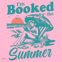 Im Booked For The Summer Book Girl Summer Coquette Coaster thumb 2