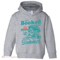 Im Booked For The Summer Book Girl Summer Coquette Toddler Hoodie thumb 0