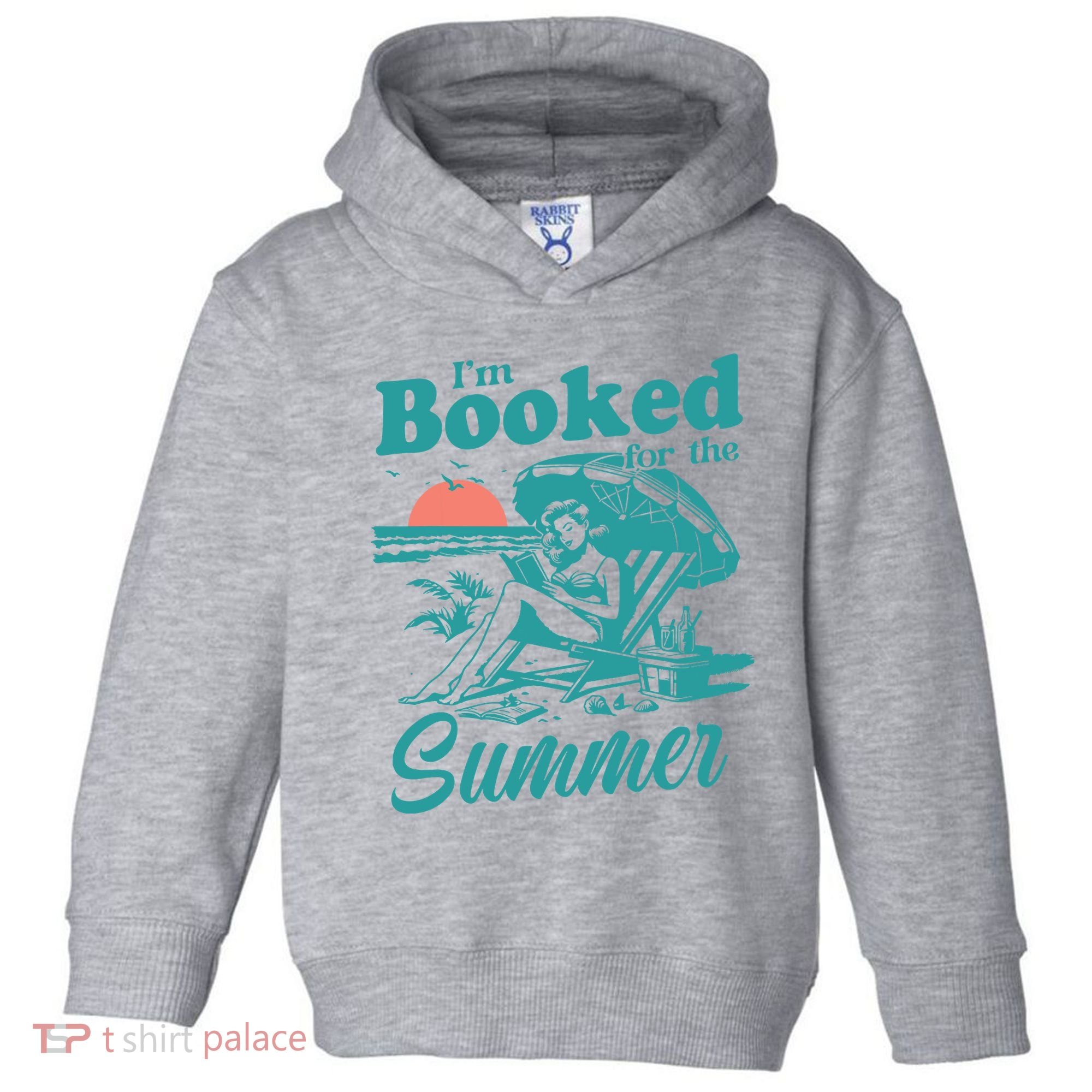 Im Booked For The Summer Book Girl Summer Coquette Toddler Hoodie