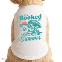 Im Booked For The Summer Book Girl Summer Coquette Doggie Tank thumb 0