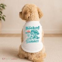 Im Booked For The Summer Book Girl Summer Coquette Doggie Tank thumb 2