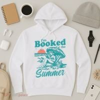 Im Booked For The Summer Book Girl Summer Coquette Hoodie thumb 3
