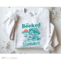 Im Booked For The Summer Book Girl Summer Coquette Sweatshirt thumb 2