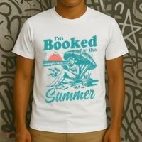 Im Booked For The Summer Book Girl Summer Coquette T-Shirt thumb 3