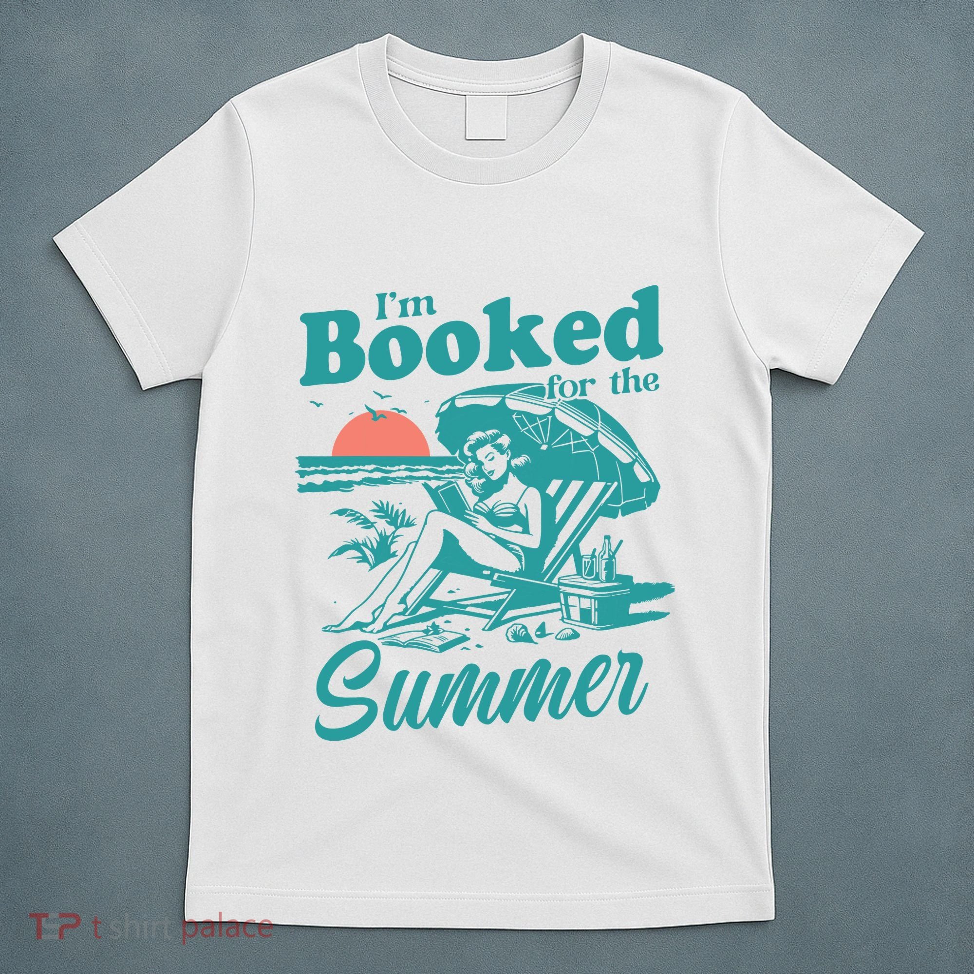 Im Booked For The Summer Book Girl Summer Coquette T-Shirt