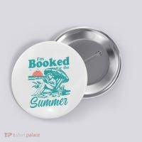 Im Booked For The Summer Book Girl Summer Coquette Button thumb 0