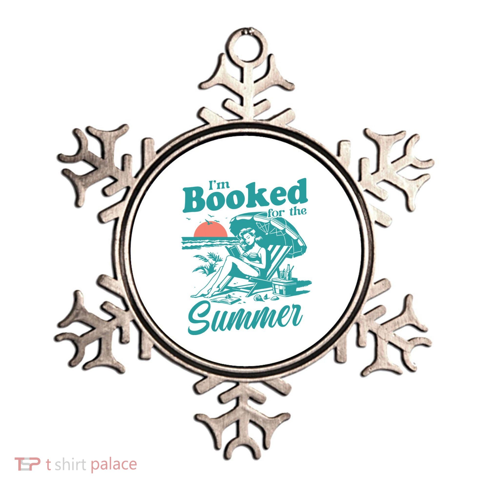 Im Booked For The Summer Book Girl Summer Coquette Ornament