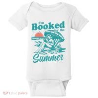 Im Booked For The Summer Book Girl Summer Coquette Baby Bodysuit thumb 0