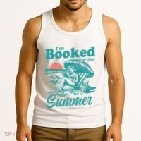 Im Booked For The Summer Book Girl Summer Coquette Tank Top thumb 3