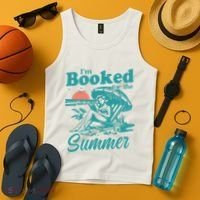 Im Booked For The Summer Book Girl Summer Coquette Tank Top thumb 4