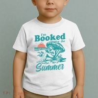 Im Booked For The Summer Book Girl Summer Coquette Toddler T-Shirt thumb 2