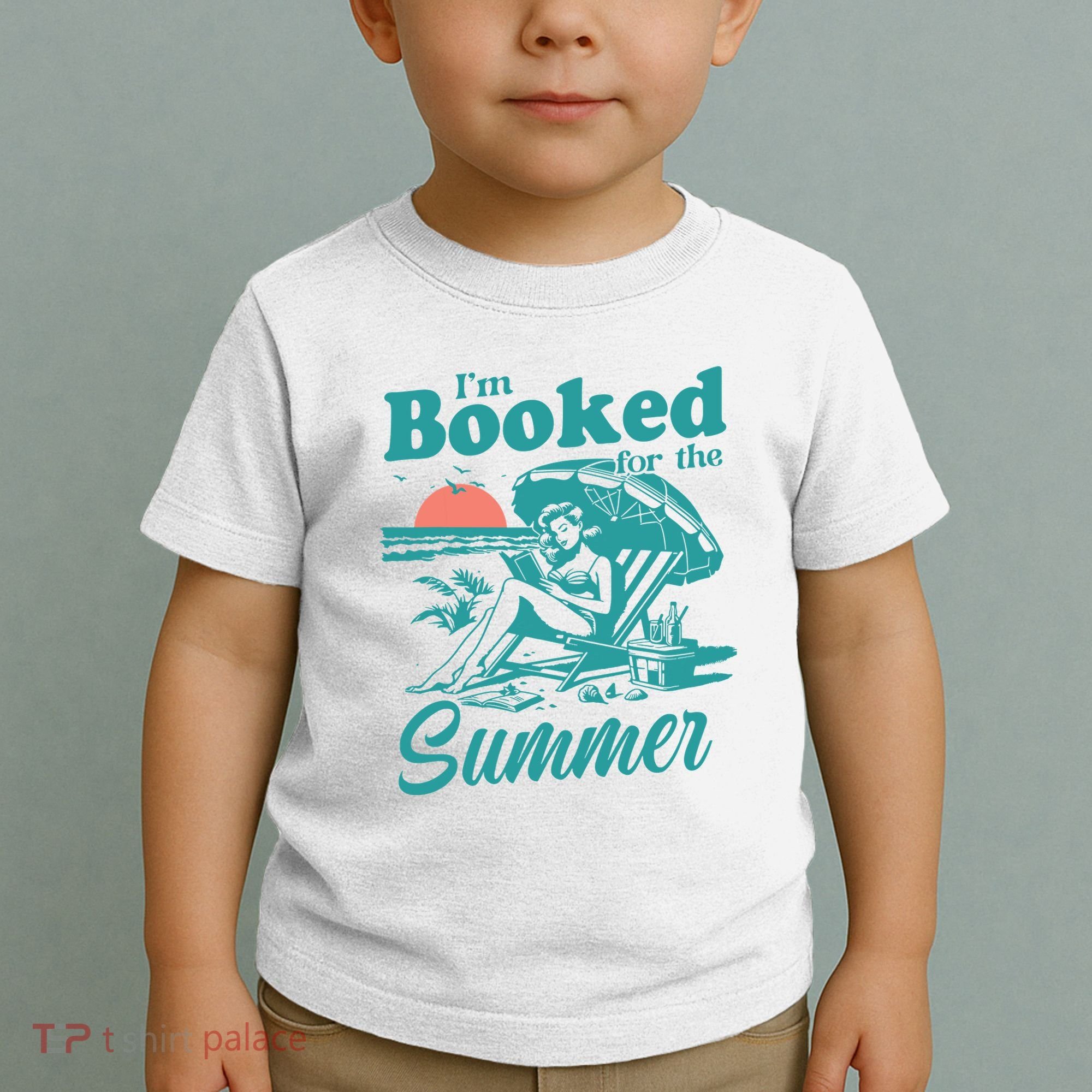 Im Booked For The Summer Book Girl Summer Coquette Toddler T-Shirt