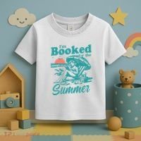 Im Booked For The Summer Book Girl Summer Coquette Toddler T-Shirt thumb 3