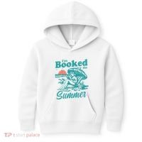 Im Booked For The Summer Book Girl Summer Coquette Kids Hoodie thumb 0