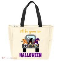 Ill Be Gnome For Halloween Cute Festive Tote Bag thumb 0