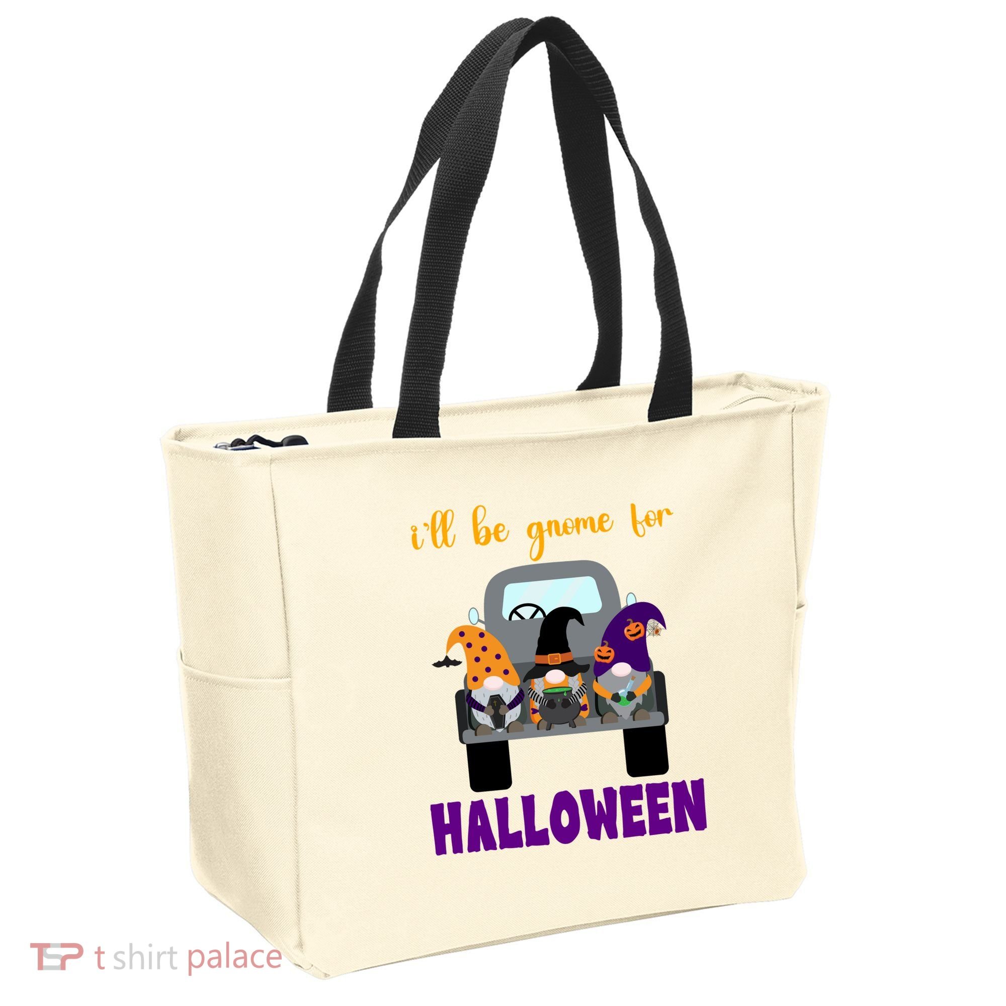 Ill Be Gnome For Halloween Cute Festive Tote Bag
