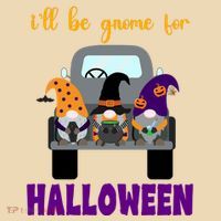 Ill Be Gnome For Halloween Cute Festive Tote Bag thumb 4
