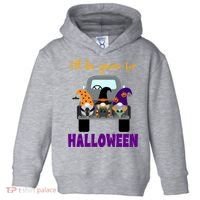 Ill Be Gnome For Halloween Cute Festive Toddler Hoodie thumb 0