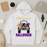 Ill Be Gnome For Halloween Cute Festive Hoodie thumb 3
