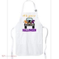 Ill Be Gnome For Halloween Cute Festive Apron thumb 0