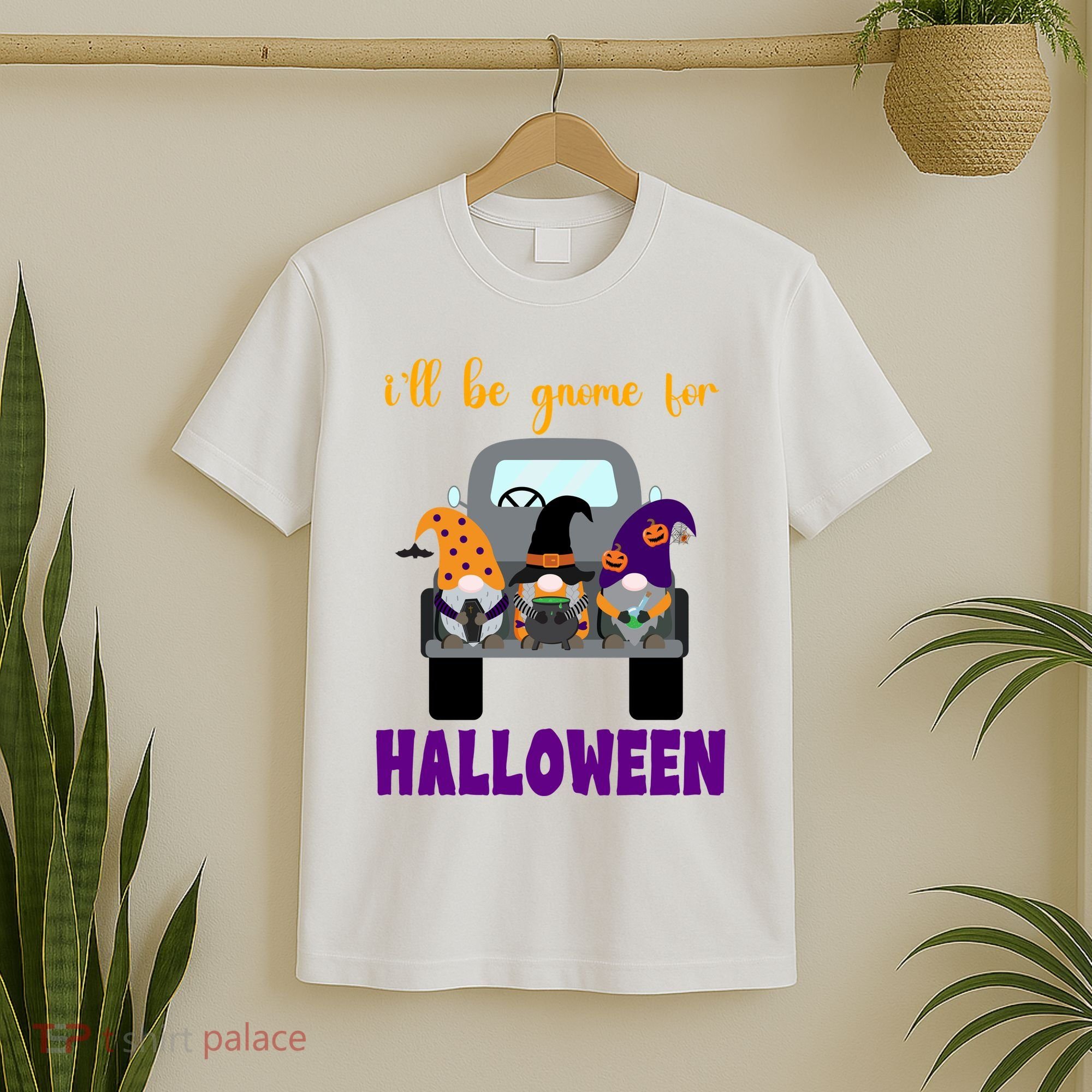 Ill Be Gnome For Halloween Cute Festive T-Shirt