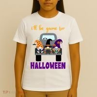 Ill Be Gnome For Halloween Cute Festive T-Shirt thumb 4