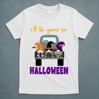 Ill Be Gnome For Halloween Cute Festive T-Shirt thumb 5