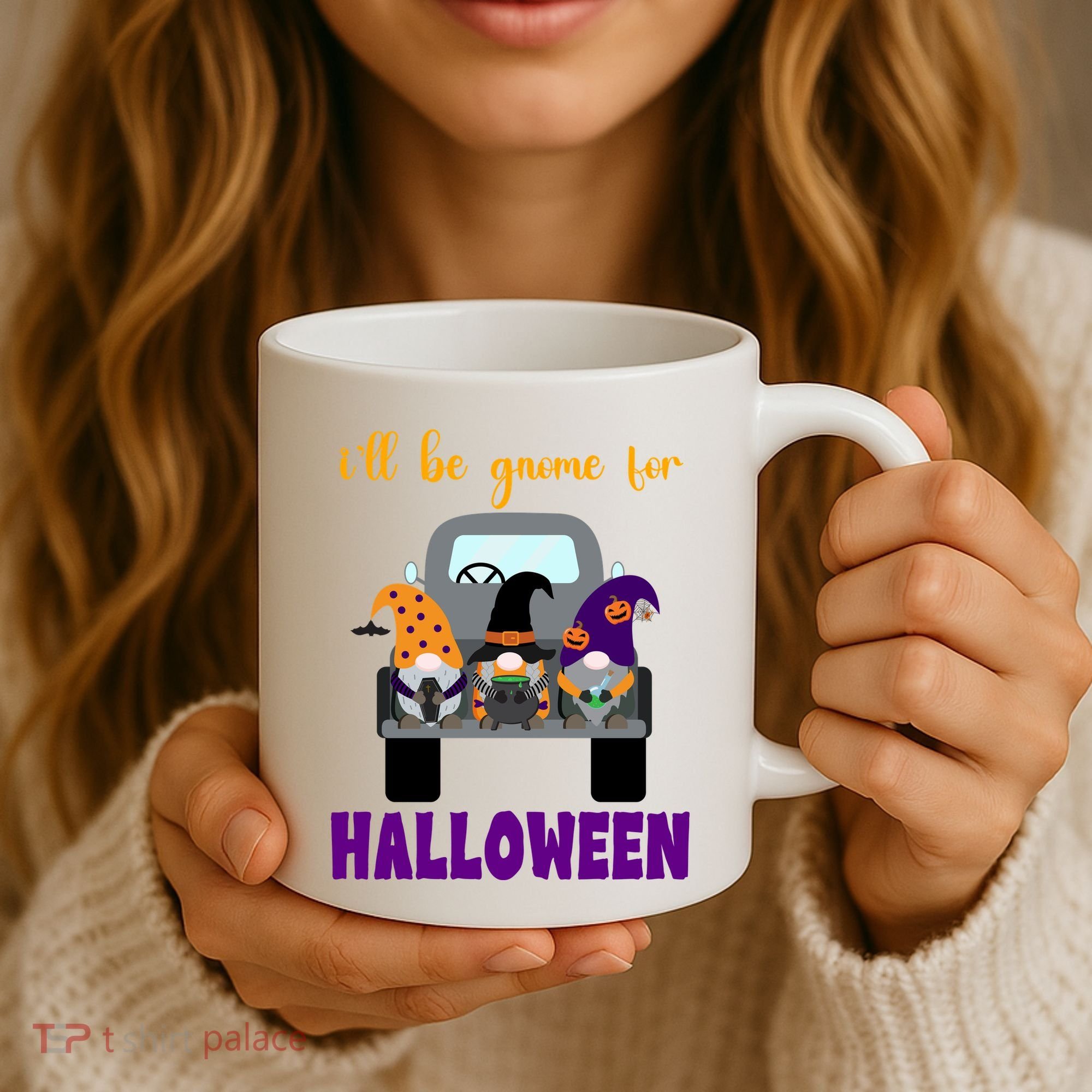 Ill Be Gnome For Halloween Cute Festive Coffee Mug