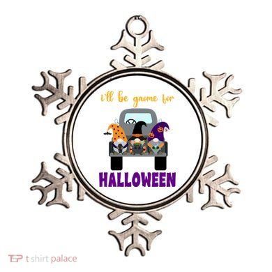 Ill Be Gnome For Halloween Cute Festive Ornament