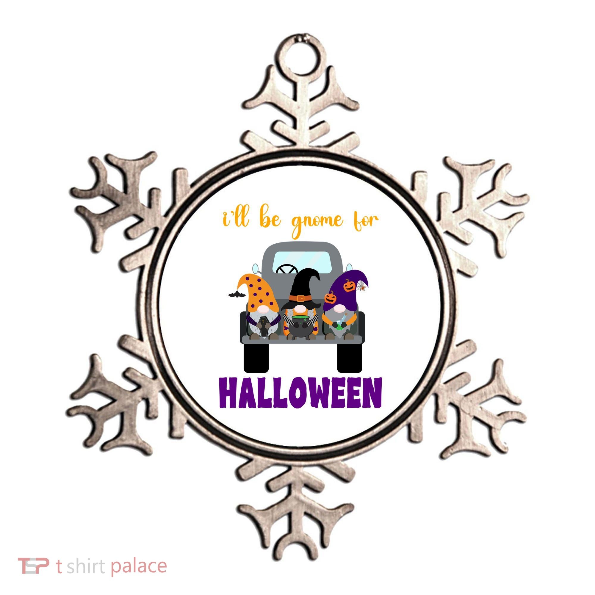 Ill Be Gnome For Halloween Cute Festive Ornament