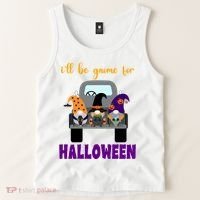 Ill Be Gnome For Halloween Cute Festive Tank Top thumb 2