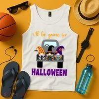 Ill Be Gnome For Halloween Cute Festive Tank Top thumb 4
