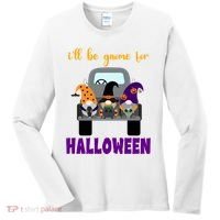 Ill Be Gnome For Halloween Cute Festive Women's Long Sleeve Shirt thumb 0