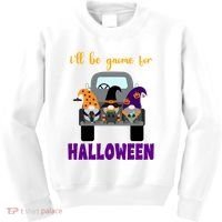 Ill Be Gnome For Halloween Cute Festive Kids Sweatshirt thumb 0