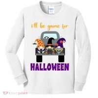 Ill Be Gnome For Halloween Cute Festive Kids Long Sleeve Shirt thumb 0