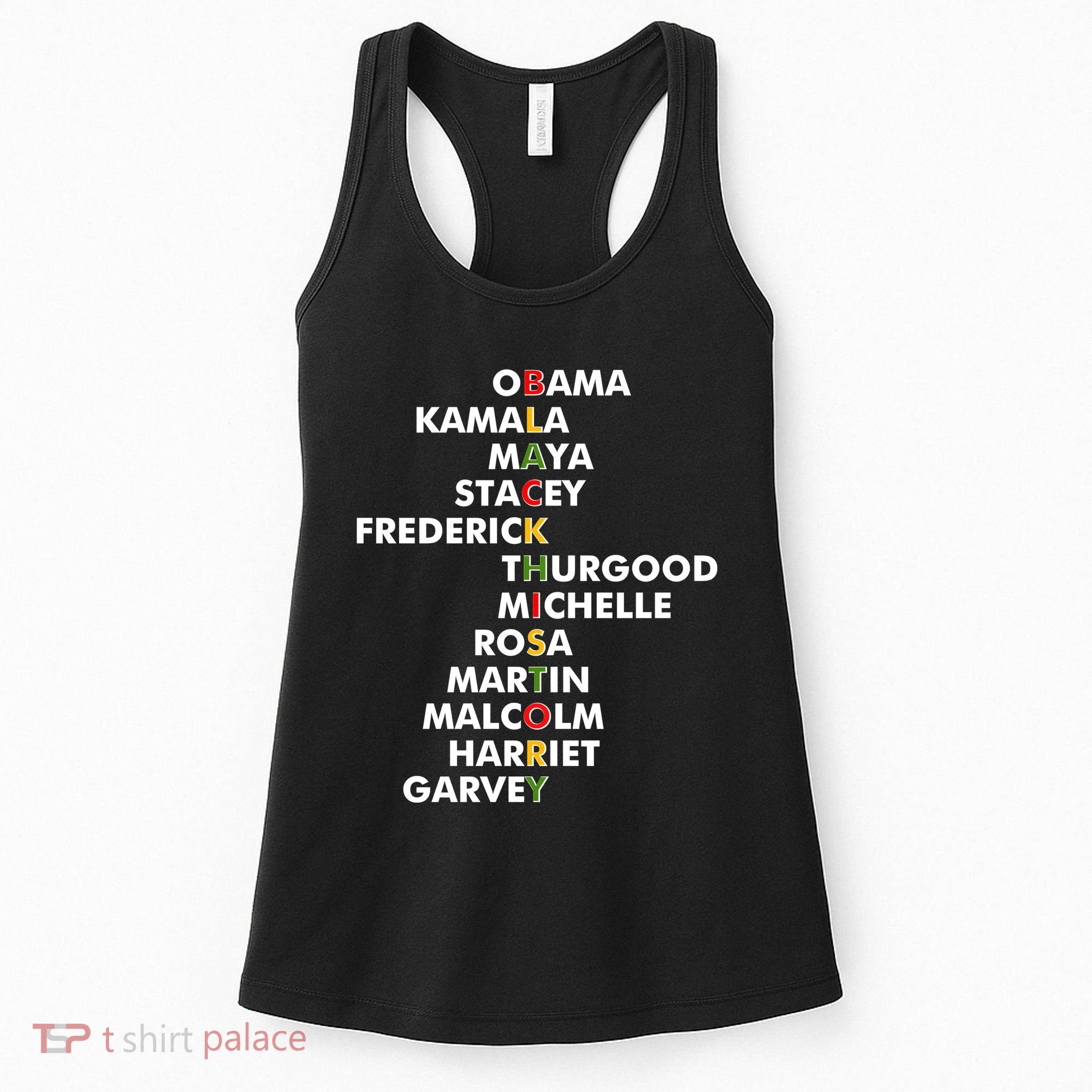 Important Black History Leaders Celebrate Black History Women's Tank Top
