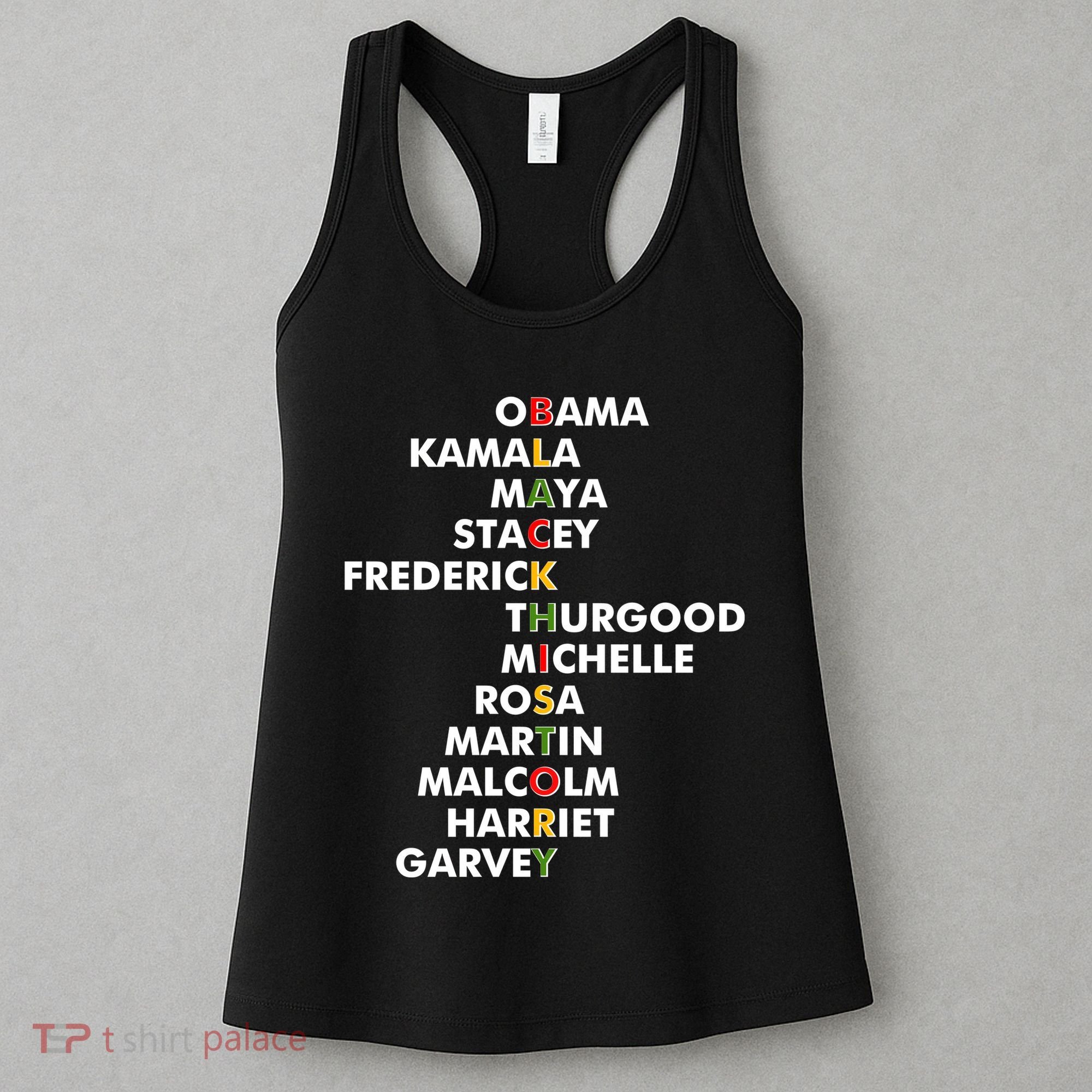 Important Black History Leaders Celebrate Black History Women's Tank Top