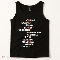 Important Black History Leaders Celebrate Black History Tank Top thumb 2