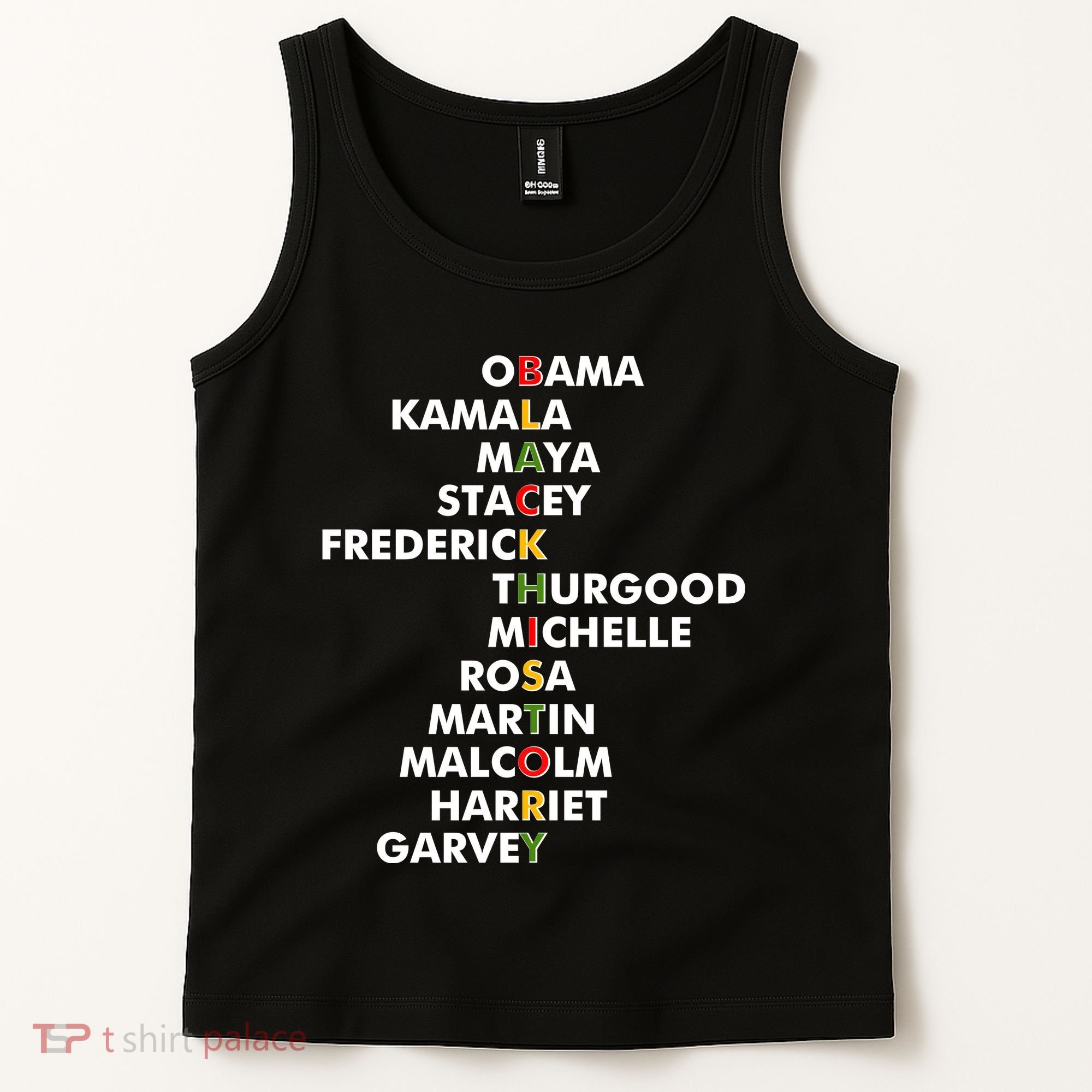 Important Black History Leaders Celebrate Black History Tank Top