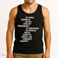 Important Black History Leaders Celebrate Black History Tank Top thumb 3