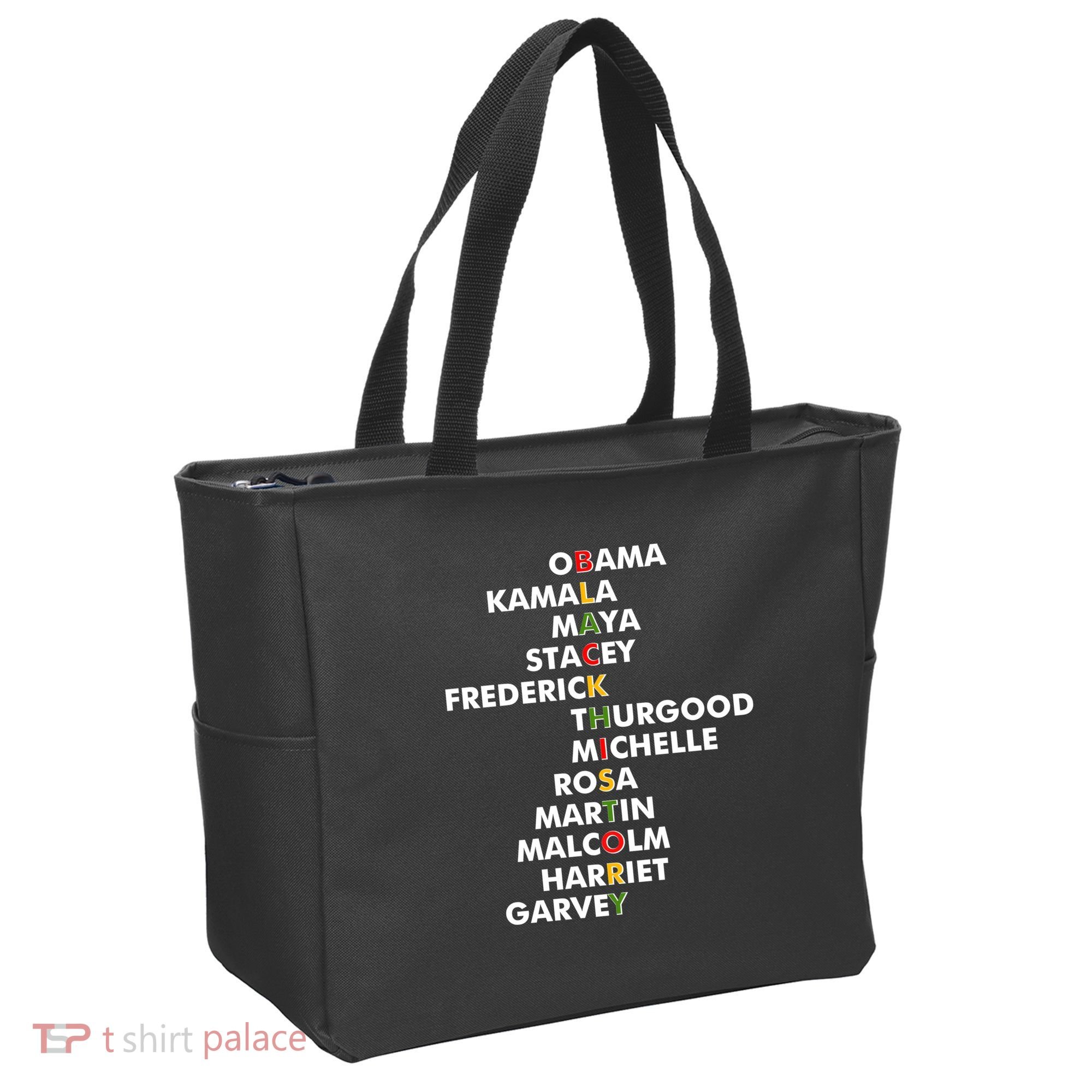 Important Black History Leaders Celebrate Black History Tote Bag