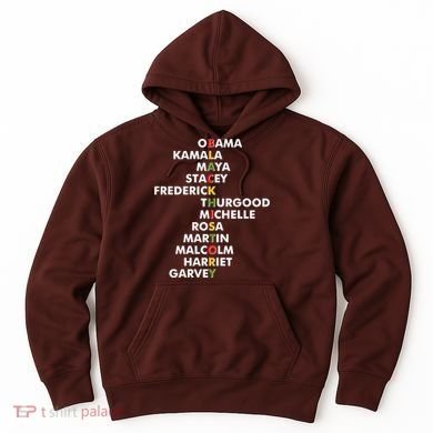 Important Black History Leaders Celebrate Black History Hoodie