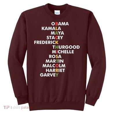 Important Black History Leaders Celebrate Black History Sweatshirt