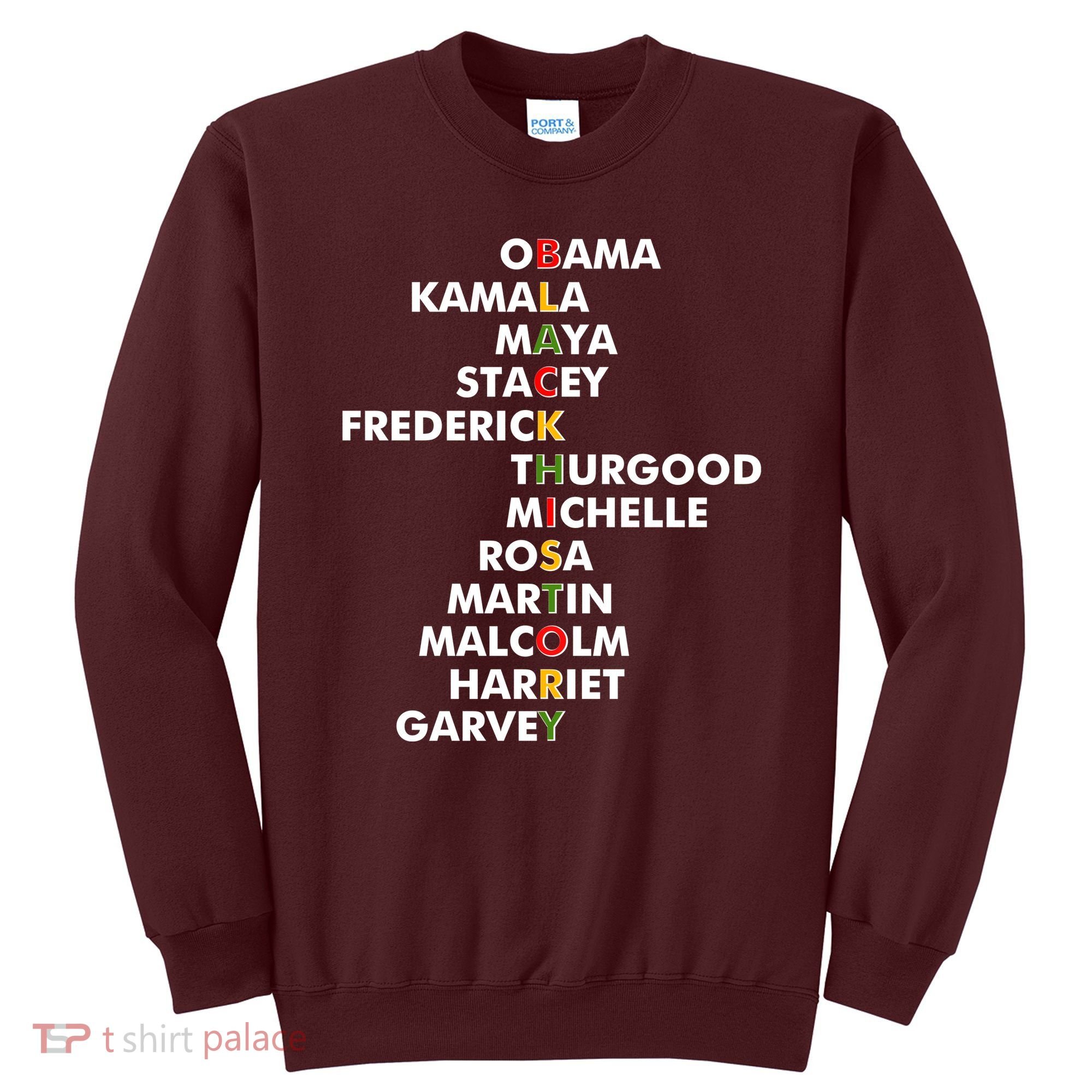Important Black History Leaders Celebrate Black History Sweatshirt
