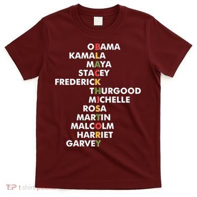 Important Black History Leaders Celebrate Black History T-Shirt