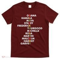 Important Black History Leaders Celebrate Black History T-Shirt thumb 0