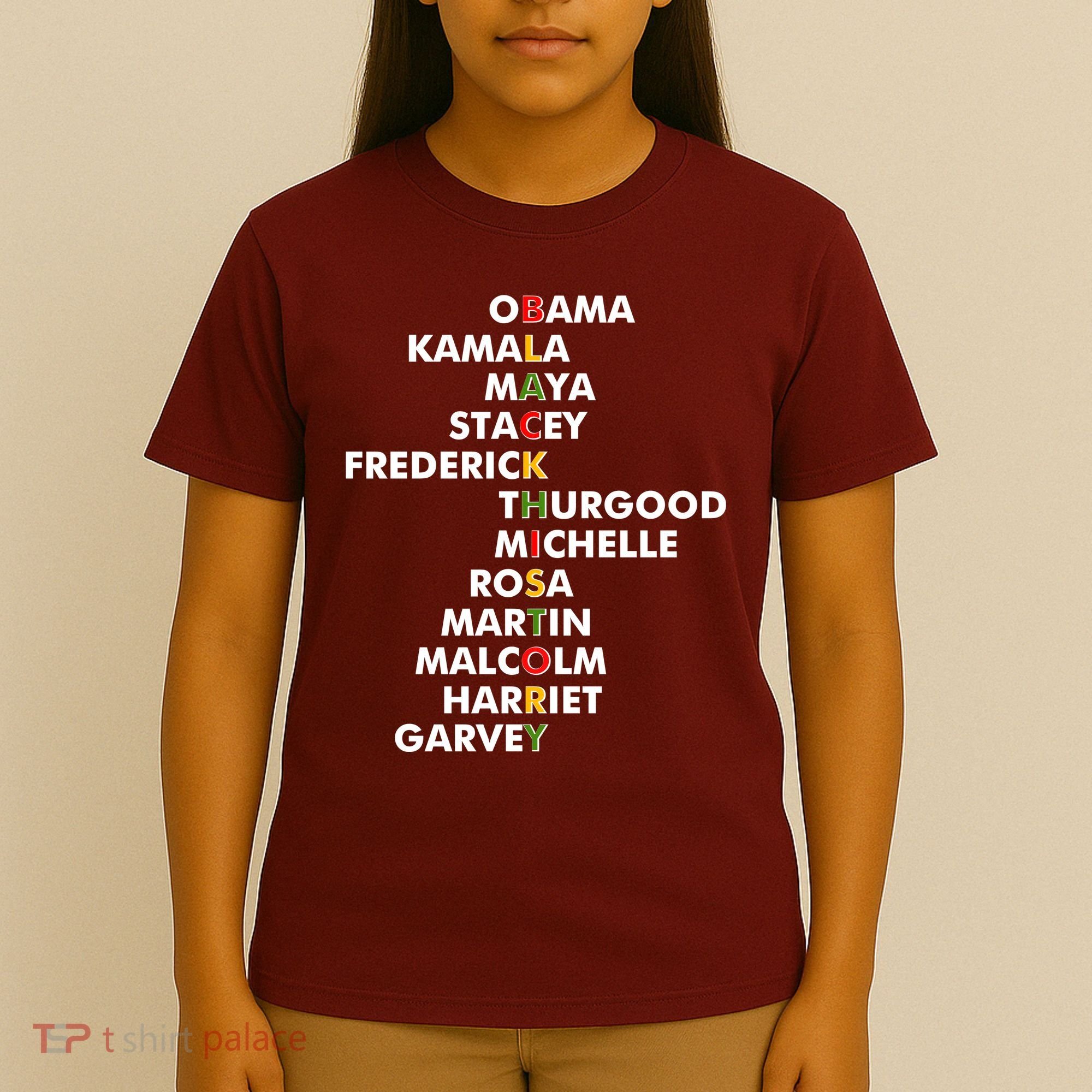 Important Black History Leaders Celebrate Black History T-Shirt