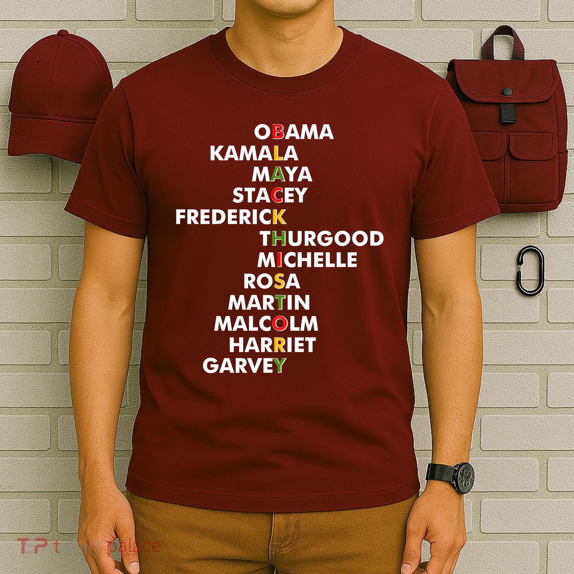 Important Black History Leaders Celebrate Black History T-Shirt