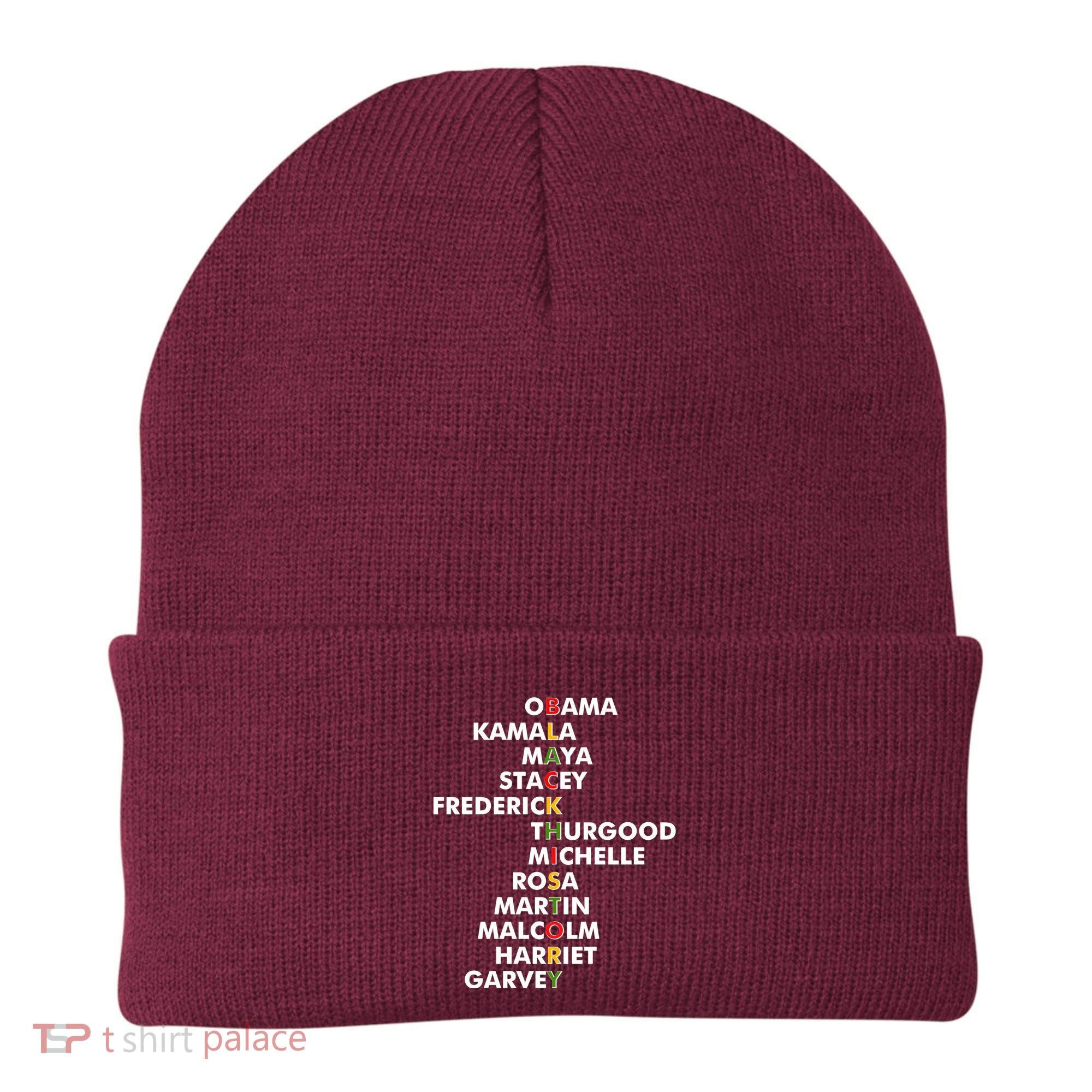 Important Black History Leaders Celebrate Black History Beanie