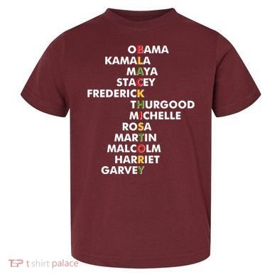 Important Black History Leaders Celebrate Black History Toddler T-Shirt